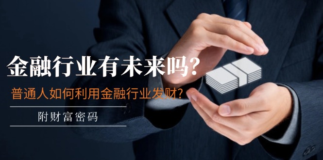 (11499期)某付费文章:金融行业有未来吗?普通人如何利用金融行业发财?(附财富密码)-来友网创