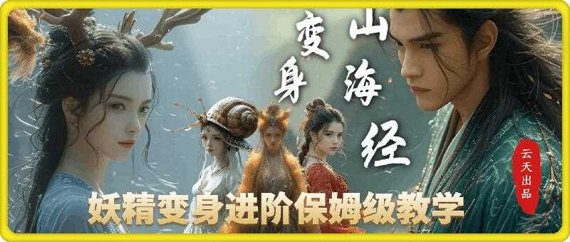 云天AI山海经变身视频教程,妖精变身进阶保姆级教学-来友网创