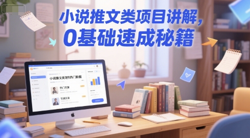 小说推文类项目讲解,0 基础速成秘籍-来友网创