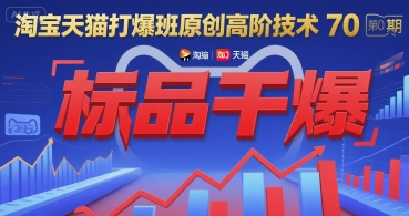 淘宝天猫打爆班原创高阶技术第70期:标品干爆-来友网创