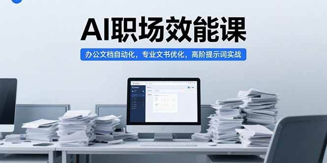(15371期)AI职场效能课,办公文档自动化,专业文书优化,高阶提示词实战-来友网创