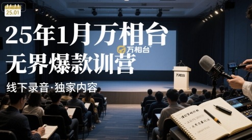 25年1月万相台无界爆款特训营线下录音-来友网创