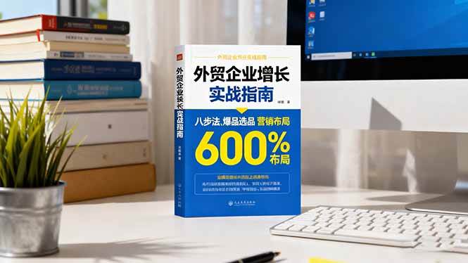 (16296期)外贸企业增长实战指南,八步法、爆品选品、营销布局,业绩增长300%-来友网创