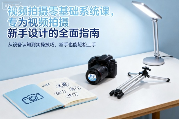 视频拍摄零基础系统课,专为视频拍摄新手设计的全面指南-来友网创