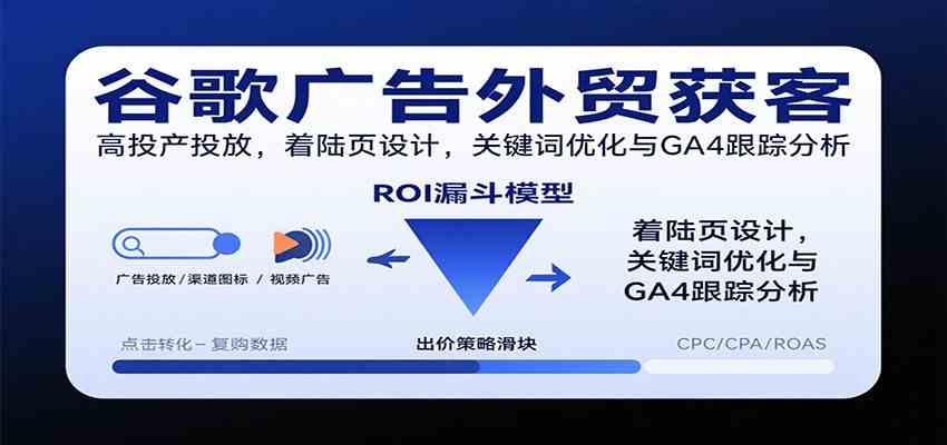 谷歌广告外贸获客,高投产投放,着陆页设计,关键词优化与GA4跟踪分析-来友网创
