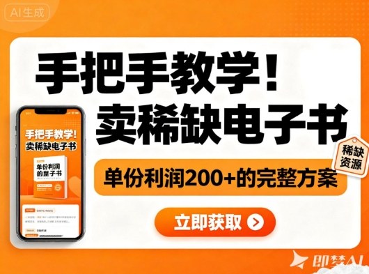 手把手教学!在小红书卖稀缺电子书,单份利润2张+的完整方案-来友网创