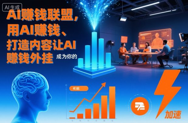 AI賺钱联盟,用AI賺钱、打造内容让AI成为你的賺钱外挂-来友网创