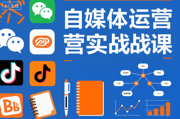 自媒体运营实战课,掌握一套系统的自媒体运营底层方法论,成为优秀的内容创作者-来友网创