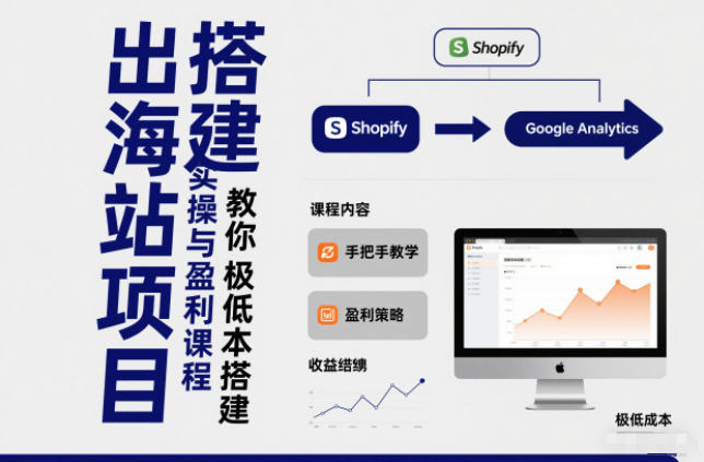 小淘出海站项目,搭建实操与盈利课程,手把手教你用极低成本搭建-来友网创