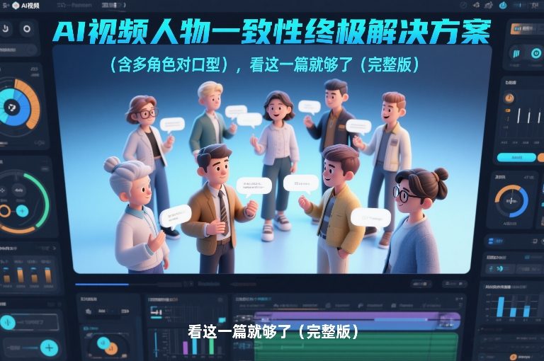 AI视频人物一致性终极解决方案(含多角色对口型),看这一篇就够了(完整版)-来友网创