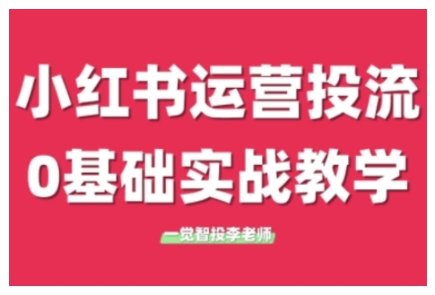 小红书运营投流,小红书广告投放从0到1的实战课,学完即可开始投放(更新26年)-来友网创