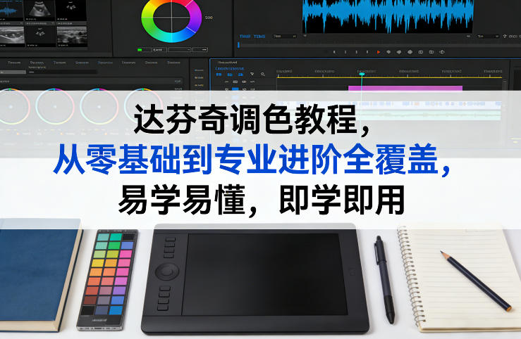达芬奇调色教程,从零基础到专业进阶全覆盖,易学易懂,即学即用-来友网创