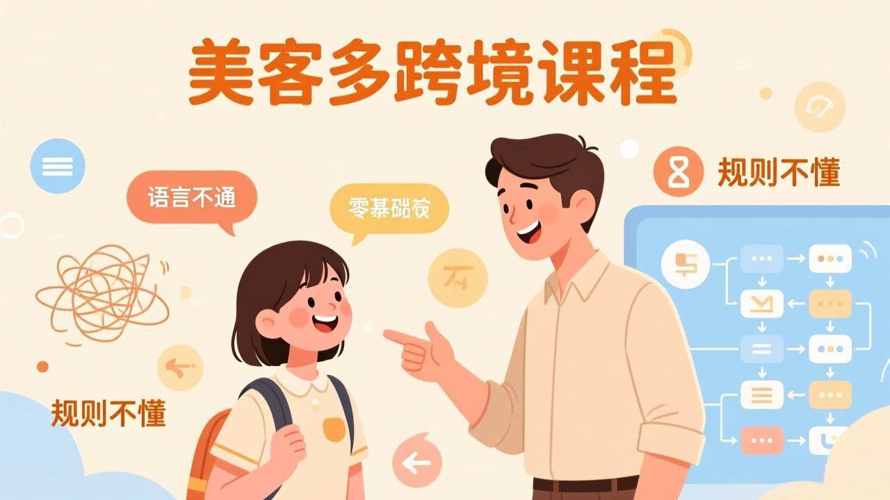 (17503期)怕语言不通、怕不懂规则?零基础小白也能做的美客多跨境课,手把手带你美客多开店稳赚-来友网创