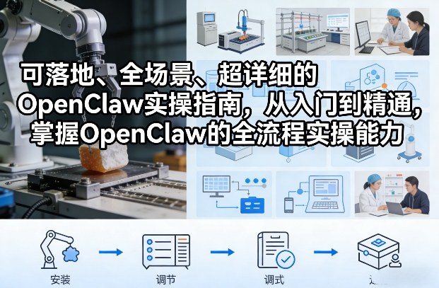 可落地、全场景、超详细的OpenClaw实操指南,从入门到精通,掌握OpenClaw的全流程实操能力-来友网创