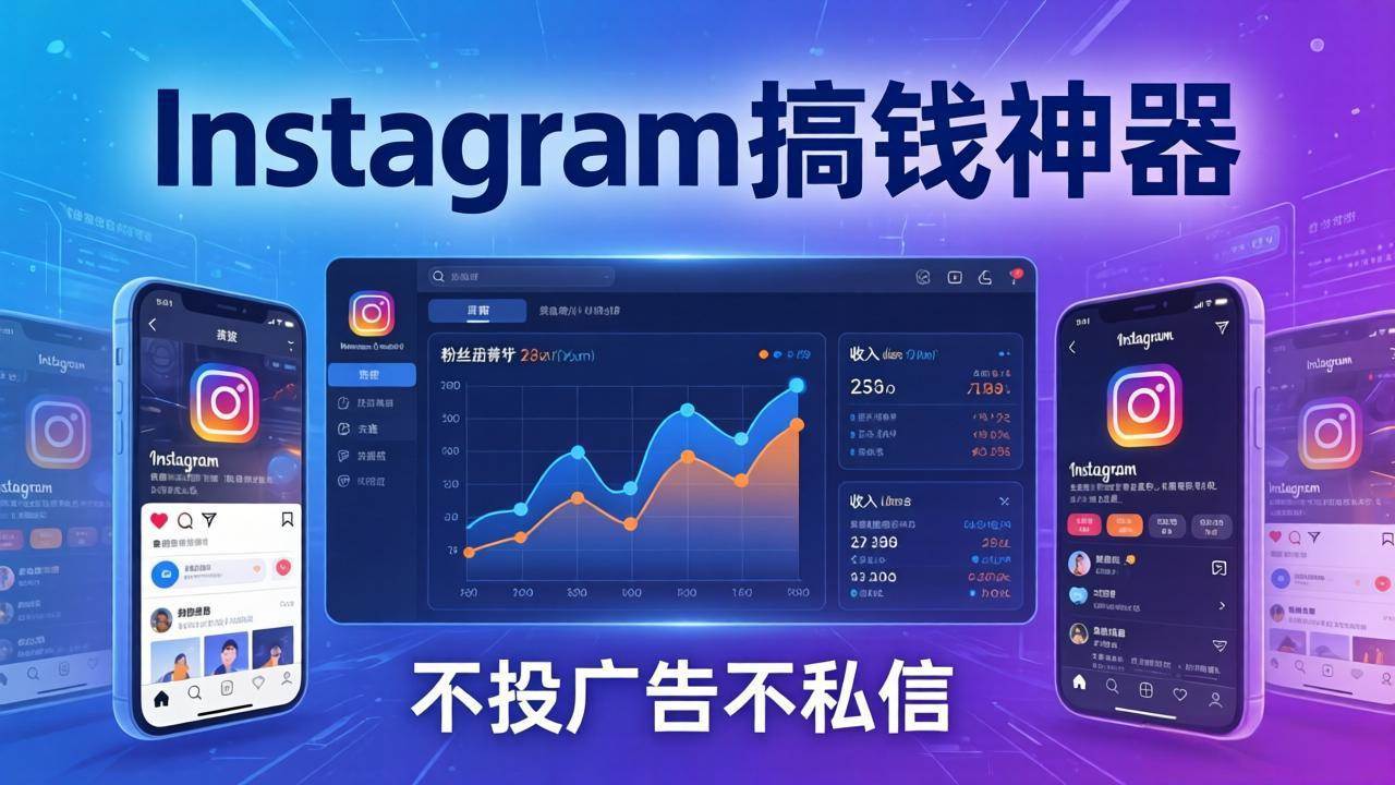 (17731期)Instagram搞钱神器:月涨6万粉+月入5万刀,不投广告不私信,靠算法+低价产品-来友网创