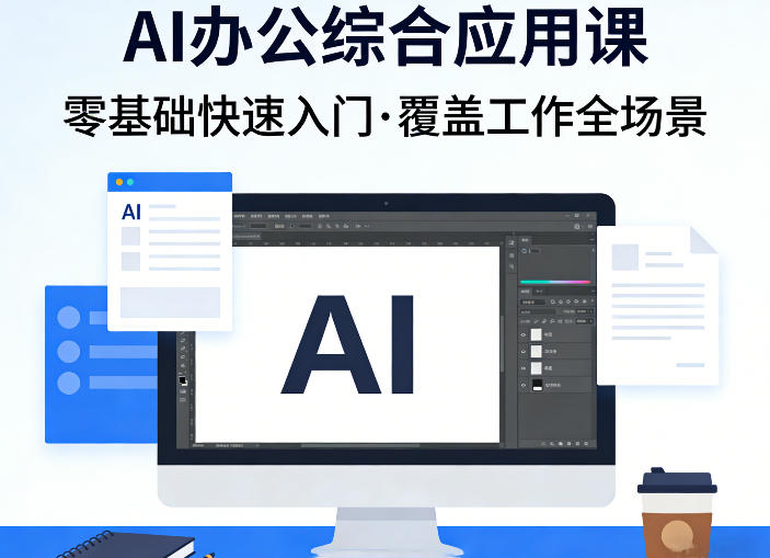 AI办公综合应用课,零基础快速入门,覆盖了工作中各种应用场景-来友网创