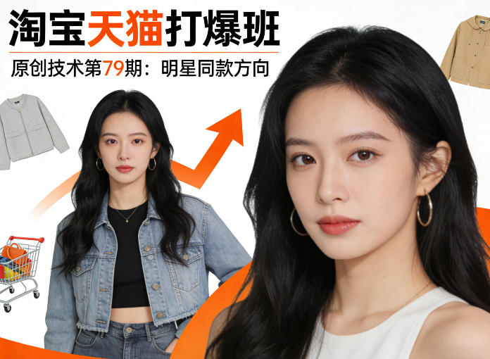 《淘宝天猫打爆班》原创技术第79期:明星同款方向-来友网创