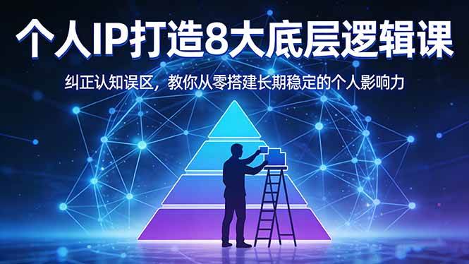 (17811期)付费文章:个人IP打造8大底层逻辑课:纠正认知误区,教你从零搭建长期稳定的个人影响力-来友网创