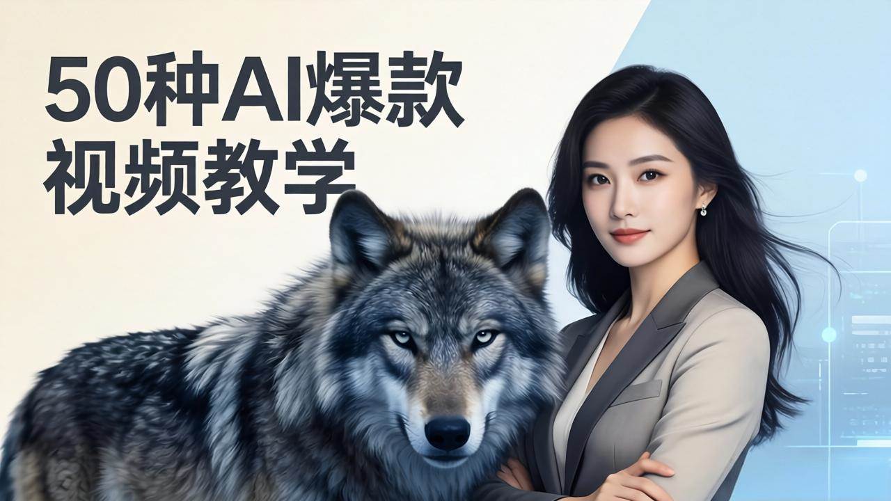 (17815期)50种AI爆款视频教学:影视级古诗词+治愈萌宠+山海经蛟龙,高阶宝典商业落地-来友网创
