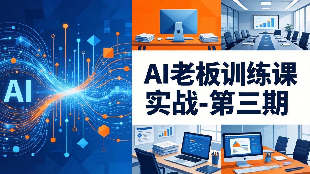 (18025期) AI老板训练课实战-第三期:AI+内容应用落地教学,从0到1打通AI变现完整路径-来友网创