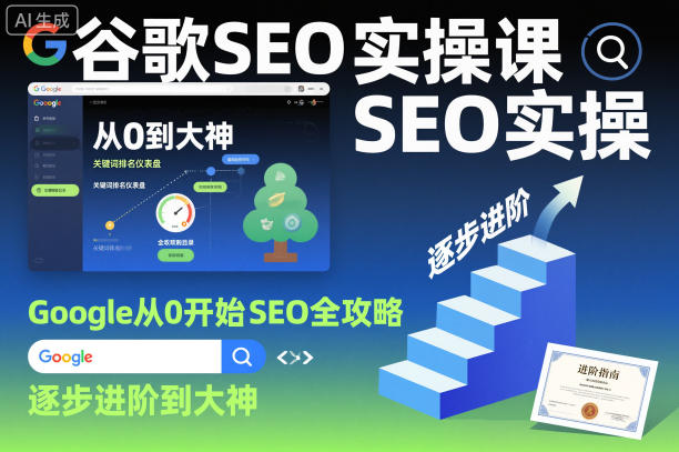 谷歌SEO实操课,Google从0开始SEO全攻略,逐步进阶到大神(更新26年)-来友网创