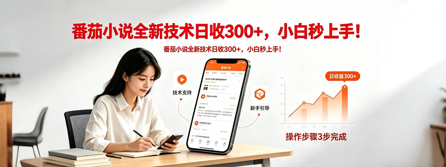 (18392期)番茄小说全新技术全新玩法!无脑日收300+-来友网创