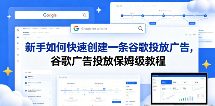 新手如何快速创建一条谷歌投放广告,谷歌广告投放保姆级教程-来友网创