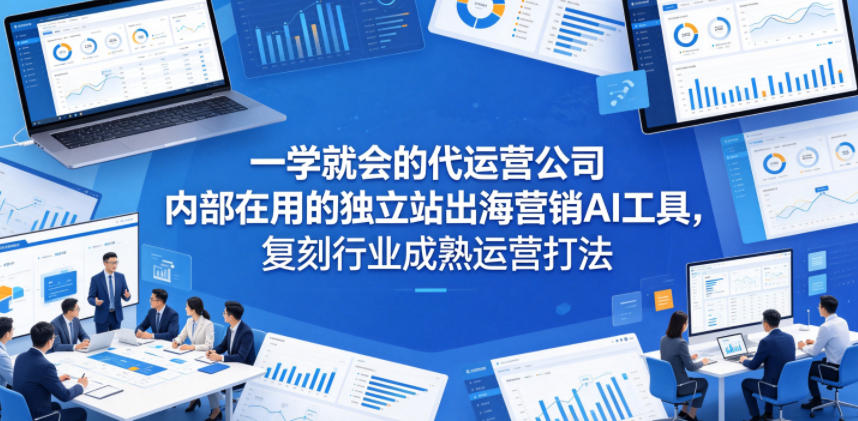 一学就会的代运营公司内部在用的独立站出海营销AI工具,复刻行业成熟运营打法-来友网创