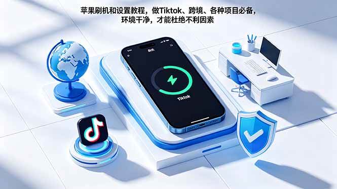 (18558期)苹果刷机和设置教程,做Tiktok、跨境、各种项目必备,环境干净,才能杜绝不利因素-来友网创