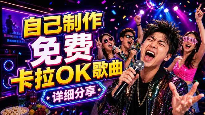 (18610期)免费卡拉OK歌曲制作全攻略:音轨分离字幕制作,零基础快速做出专业K歌视频-来友网创