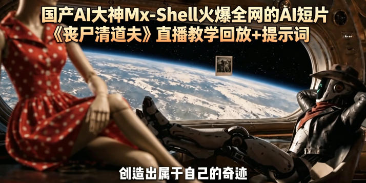 国产AI大神Mx-Shell火爆全网的AI短片《丧尸清道夫》直播教学回放+提示词-来友网创