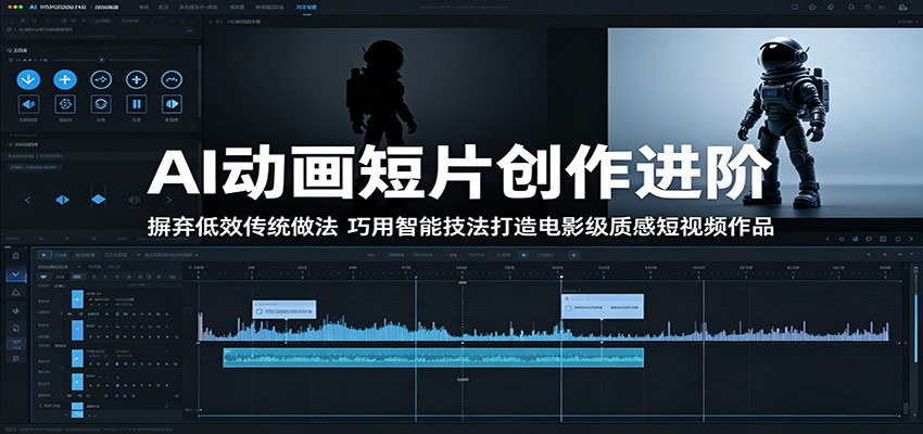 AI动画短片创作进阶:摒弃低效传统做法,巧用智能技法打造电影级质感短视频作品-来友网创