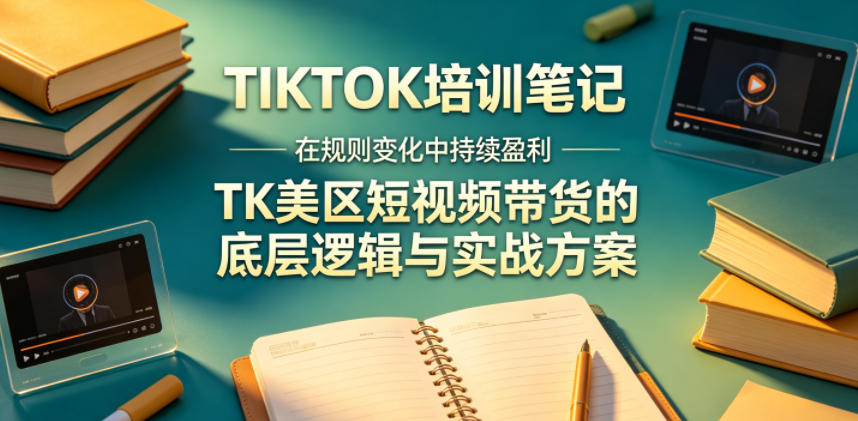 视界跨境TIKTOK4月17培训笔记,在规则变化中持续盈利,TK美区短视频带货的底层逻辑与实战方案【文档】-来友网创