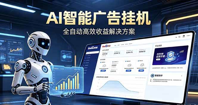 (18661期)Ai智能广告挂机 别再瞎折腾了!这个全自动挂机项目,新手当天见钱,告别频繁换项目的烦恼-来友网创