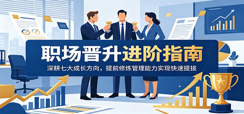 职场晋升进阶指南:深耕七大成长方向,提前修炼管理能力实现快速提拔-来友网创