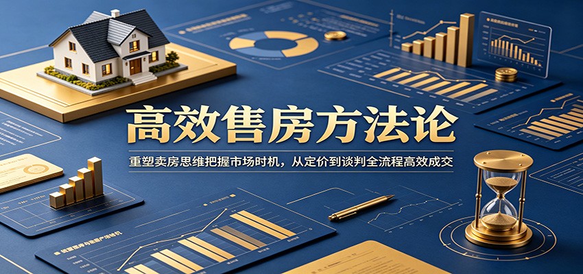 高效售房方法论:重塑卖房思维把握市场时机,从定价到谈判全流程高效成交-来友网创