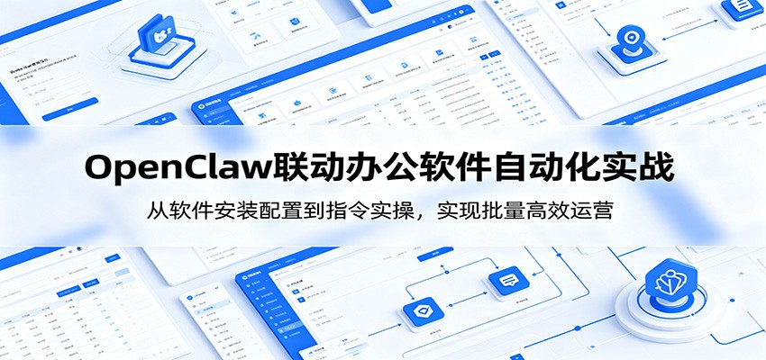 OpenClaw自动化实操课:从软件安装配置到指令实操,实现批量高效运营-来友网创
