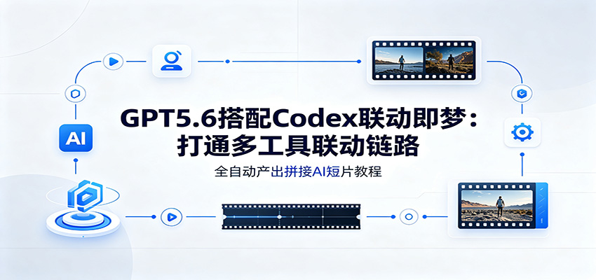 GPT5.6搭配Codex联动即梦:打通多工具联动链路,全自动产出拼接AI短片教程-来友网创