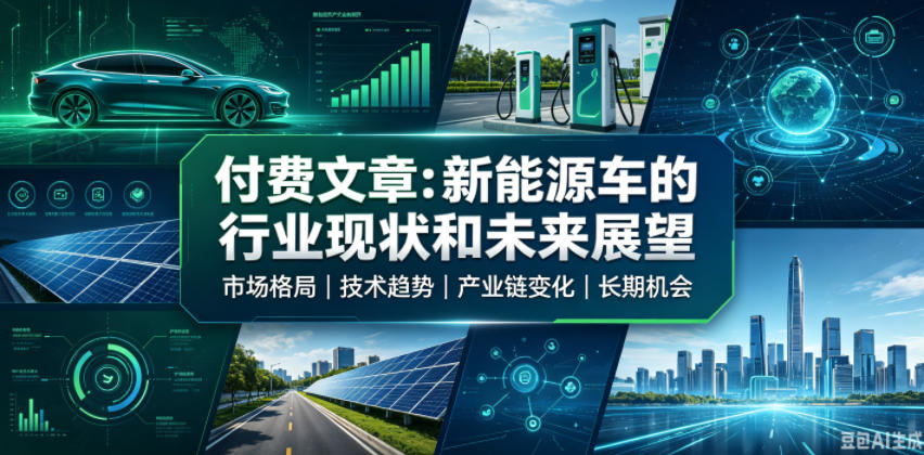 付费文章:新能原车的行业现状和未来展望-来友网创