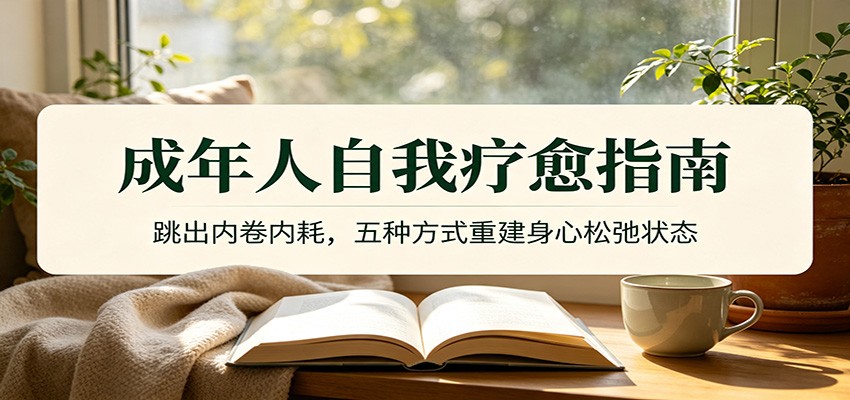成年人自我疗愈指南:跳出内卷内耗,五种方式重建身心松弛状态-来友网创