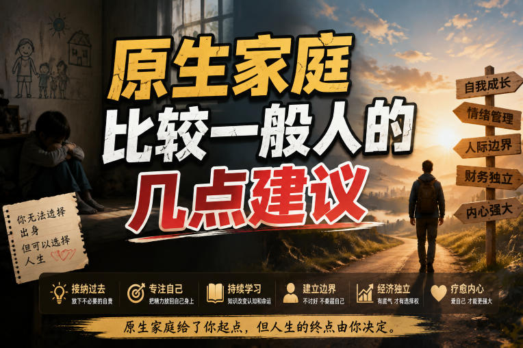 付费文章:给原生家庭比较一般人的几点建议-来友网创