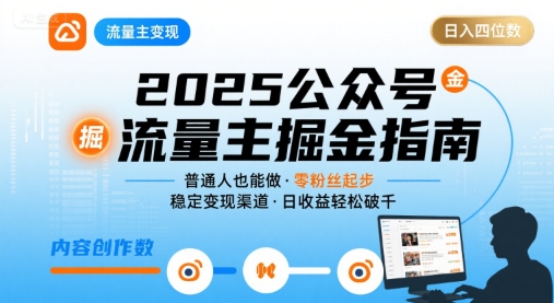 公众号流量主变现项目,普通人也能通过这个项目日入四位数(更新26年8月)-来友网创