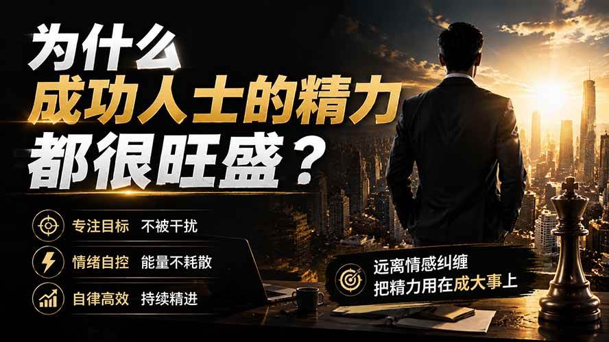 (19754期)付费文章:为什么成功人士的精力都很旺盛?-来友网创