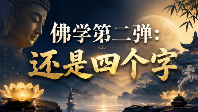 付费文章:佛学第二弹:还是四个字-来友网创