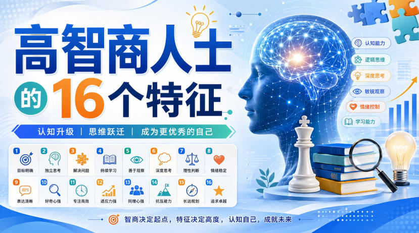 付费文章:高智商人士的16个特征-来友网创