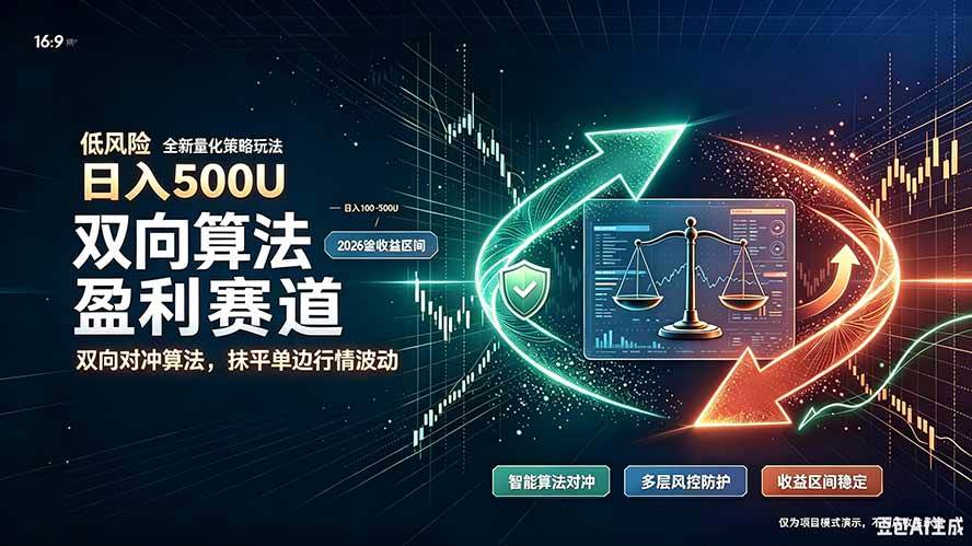 (20043期)算法对冲/EA量化,日入500刀,躺着赚钱!你把它当做“自动提款机”,它把你就爆了-来友网创