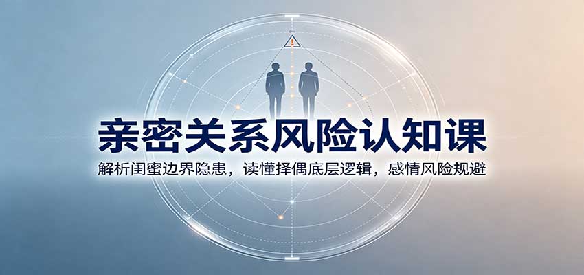 亲密关系风险认知课:解析闺蜜边界隐患,读懂择偶底层逻辑,感情风险规避-来友网创