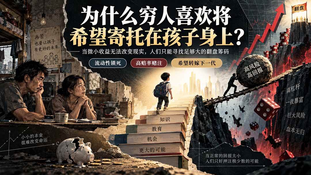 (20318期)社群精品文章:为什么穷人喜欢将希望寄托在孩子身上?-来友网创
