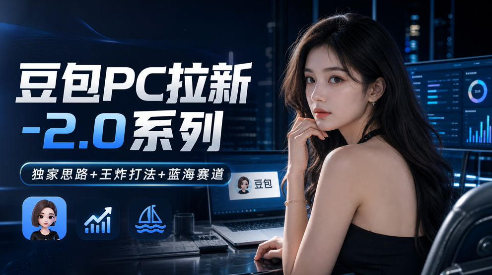 豆包PC拉新2.0系列-独家思路+王炸打法+蓝海赛道-来友网创