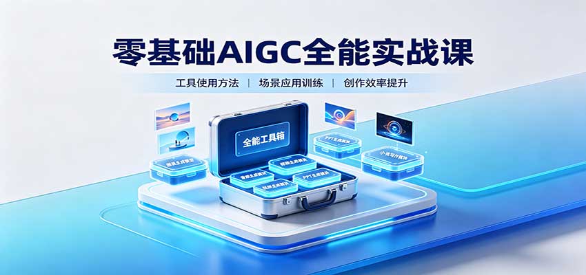 零基础AIGC全能实战课:覆盖绘画、影音、PPT、小说多场景AI创作-来友网创